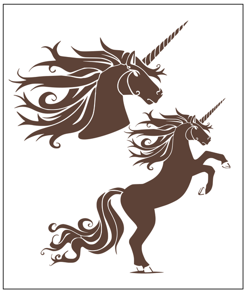 Beautiful Unicon Stencils