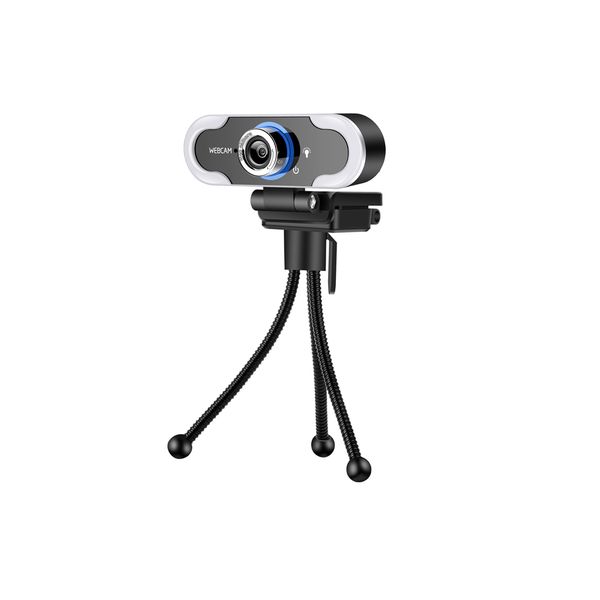 1080P Full HD Webcam Fill Light Web Camera with Microphone