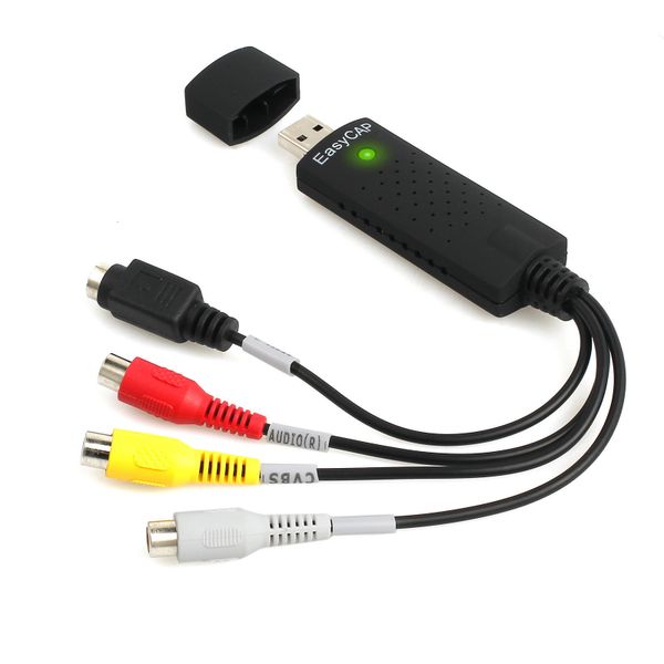 AV to USB Video Capture Card USB 2.0 for VHS DVD Recording