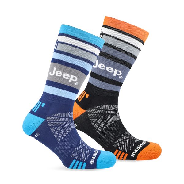Jeep 2 Pack Sports Crew Sock