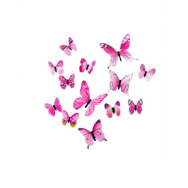 3D Removable Mural Stickers, Butterfly Wall Decal Sticker DIY