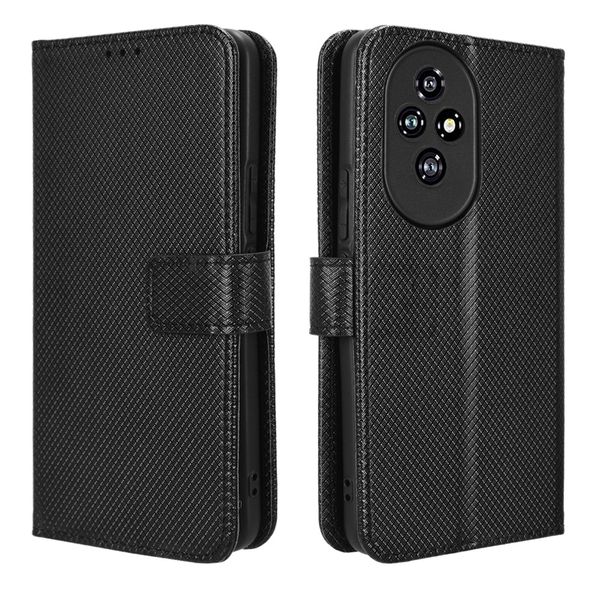 Magnetic Buckle Shockproof Wallet Cover Compatible with Huawei Nova 12i 4G