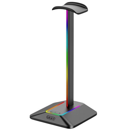 High Quality RGB Gaming Headset Desktop Stand With USB Type-C Port-Z8 Image