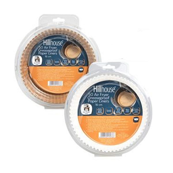Hillhouse Air Fryer Liners Round 16cm - 2 x 50 Pack