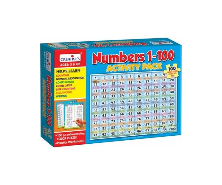 Numbers 1-100 Activity Pack - Early Learning Counting &amp; Math Skills