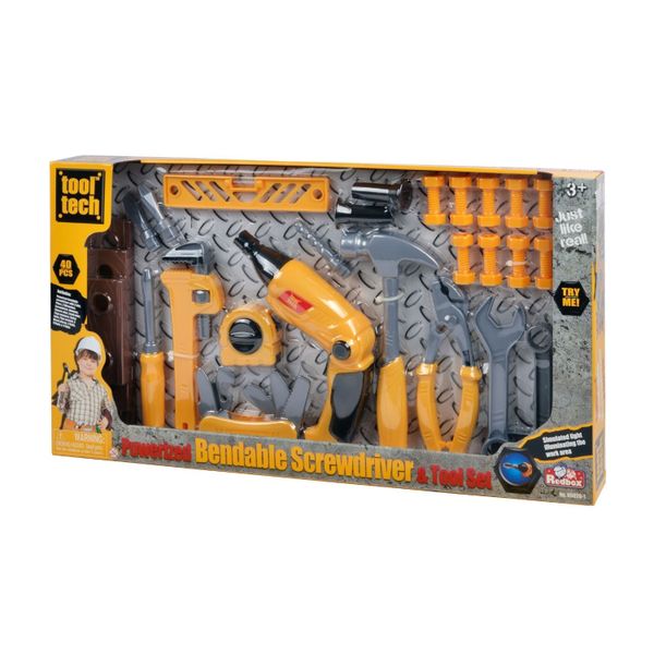 Tool Tech Bendable Screwdriver &amp; Tool Set