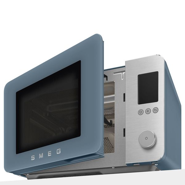 SMEG Storm Blue, 27L ,900W, Microwave combi oven