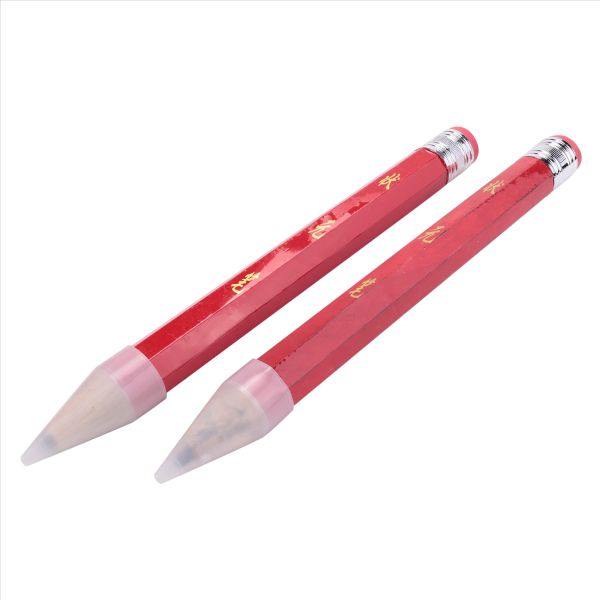 6Pcs Wooden Jumbo Pencils For Prop 14 Inch Pencil For School Supplies