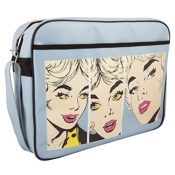 Stylish Pop Art Messenger Bag - Nice Lady's