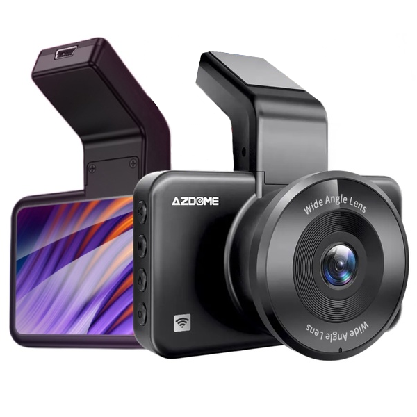 AZDOME M17 Pro Dash Cam - 1296P Front and Rear Car Camera with WiFi, 3" IPS