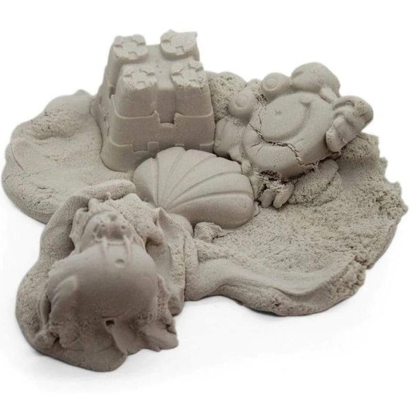 Sensory Sand with Shapes White -1kg