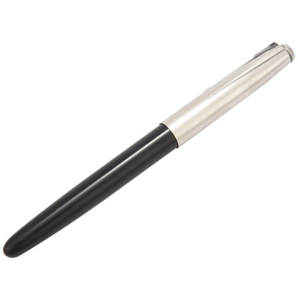 HERO 616 Fountain Pen Hooded Golden Nib Black Barrel Small Vintage