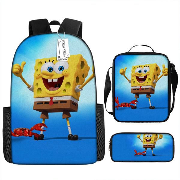 Bag, Lunch Box &amp; Pencil Case Spongebob image