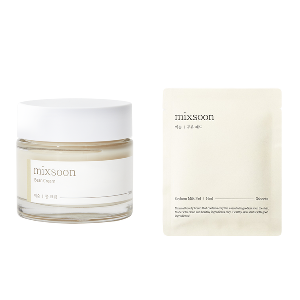 Mixsoon Bean Cream (50ml) + 1x Set Soybean Milk Pads