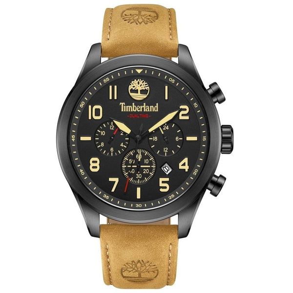 Timberland Ashmont Multifunction Leather Strap Watch - TDWGF0009701