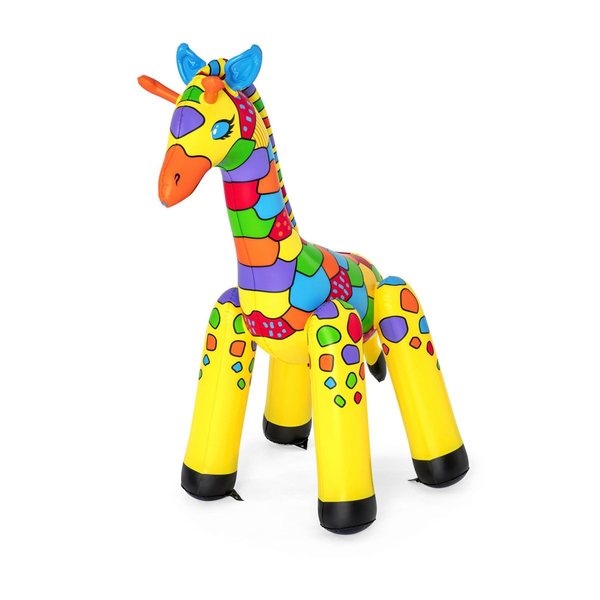 1.98m Kids Giraffe Inflatable Water Sprinkler - Yellow