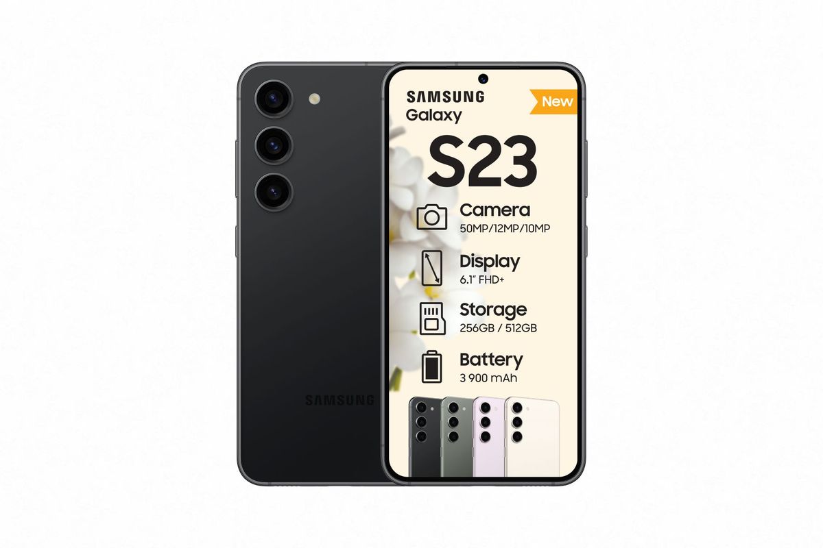Samsung Galaxy S23 - 256GB 5G Dual Sim - Phantom Black - Refurbished