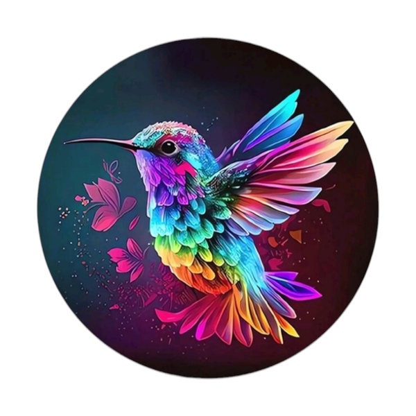 Pretty Prints Colourful Bird Mouse Pad