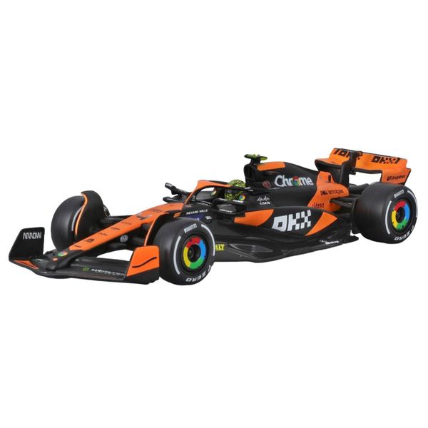 Burago McLaren F1 MCL38 #81 Diecast 1:43 Scale Model Car - Orange