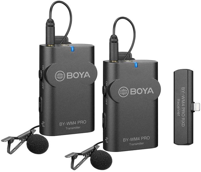Boya 2.4GHz Wireless Mic System for iOS Devices