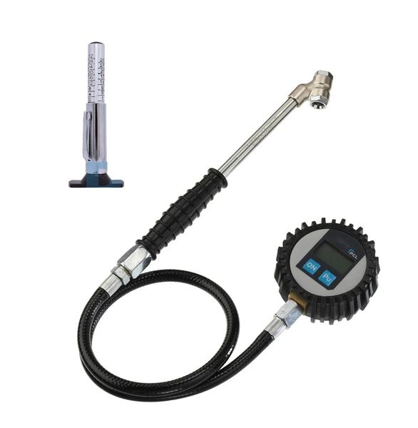 PCL Digital Tyre Pressure Gauge with Metal Tread Depth Gauge DTPG8