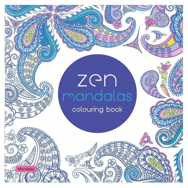 Zen Mandalas Colouring Book - 24 Mandalas