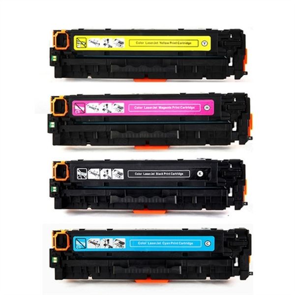 Compatible Toner Cartridge HP CB540A Combo Set -(Black,Cyan,Magenta,Yellow)