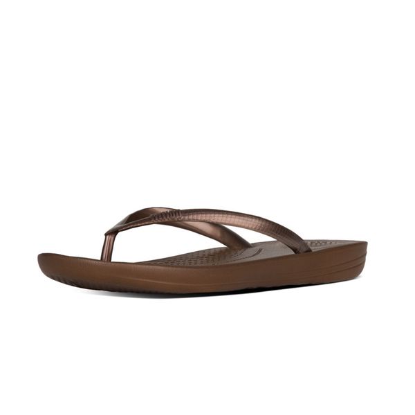 FitFlop iQushion Ergonomic Flip-Flops Red