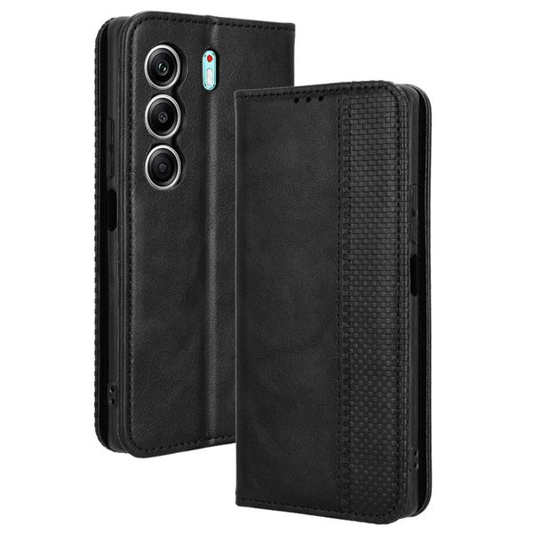 Phone Case Compatible with Camon 40 Pro 5G, Flip Cover Magnetic Case