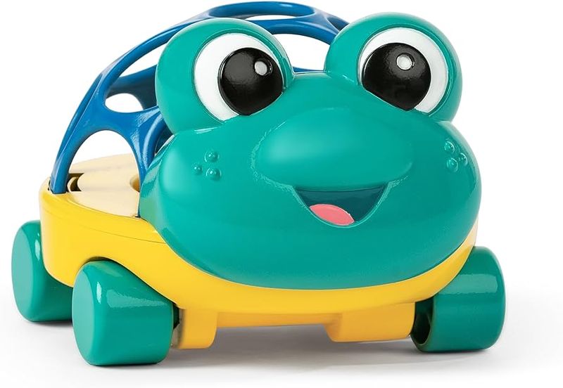 Baby Einstein Curious Car Neptune Turtle Toy Car &amp; Rattle for age 3m+
