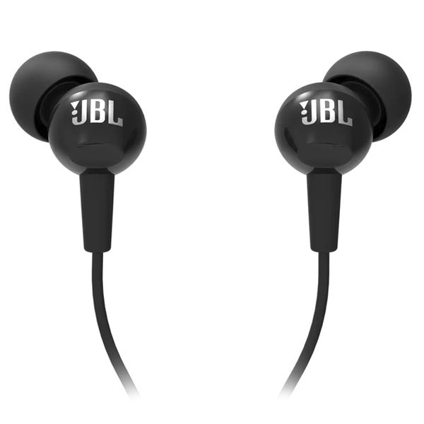 JBL C100SI In-Ear Headphones With Mic - Black
