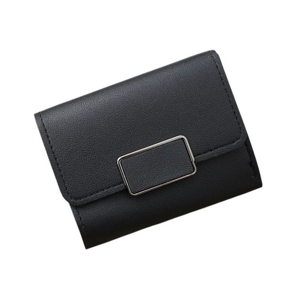 Ladies Minimalistic Small Purse QC03-Black