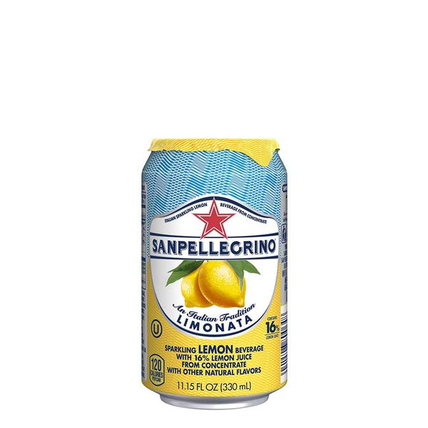 San Pellegrino Lemon Flavoured Sparkling Fruit Beverage 330ml Pack 6