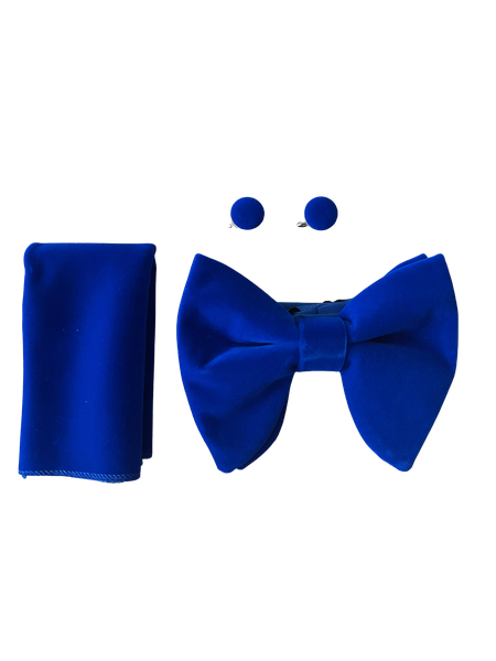 Men's Bowtie Tie, Cufflinks and Pocket Square Set