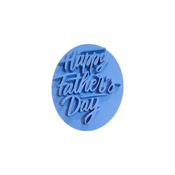 Hubbe Cookie Cutter - Happy Father's Day Seal