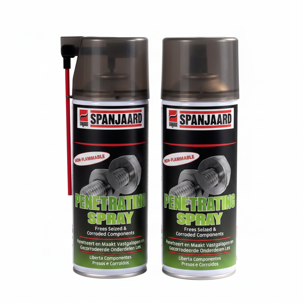 Spanjaard Non-Flaming Penetrating Spray 350ml for Rusted Parts - 2 Pack
