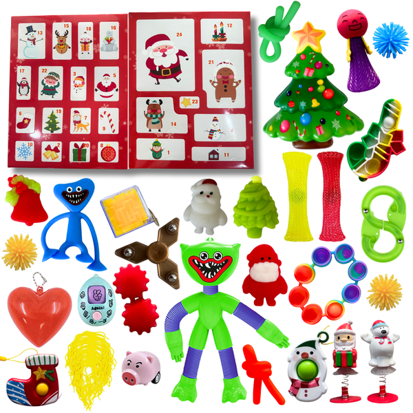 Christmas Fidget Toy Advent Calendar - 24 Day Holiday Surprise