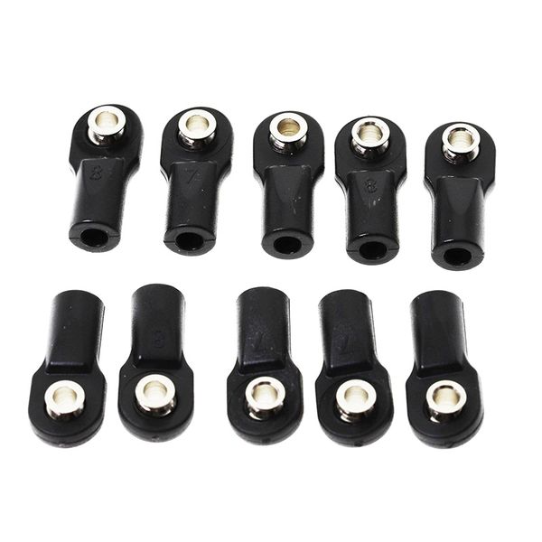 10Pcs Plastic M4 Rod End Link Linkage Balls Joint Head For 1/10 RC Car Craw