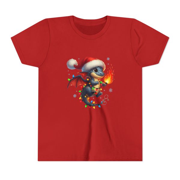 Dragon Festive Kiddies T-shirt (Red)