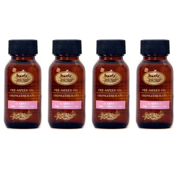 Facets Aromatherapy Pre-Mixed Mood Essential Oils - Serenity - 4 x 50ml