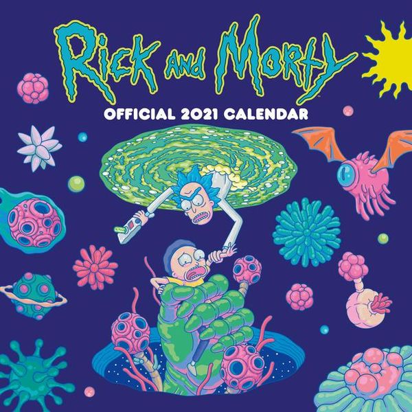 Rick &amp; Morty Official 2021 Square Wall Calendar