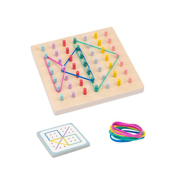 Montessori early education toys, Healthy and non-toxic wooden toys Geometry