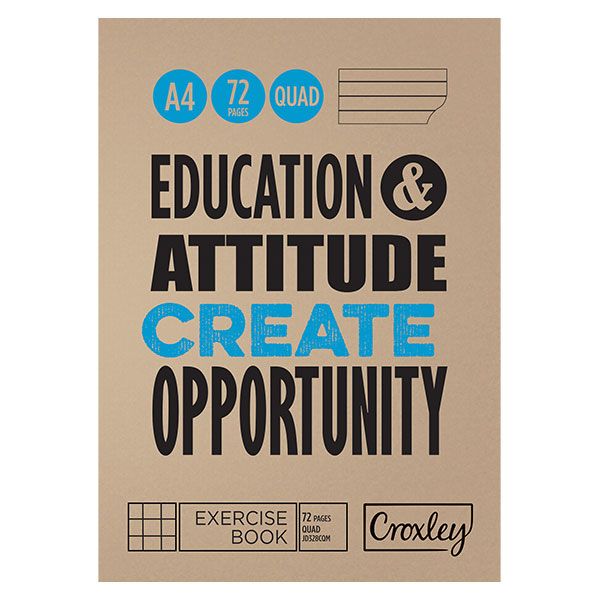 Croxley JD328 72 Page A4 Q&amp;M Exercise Book (10 Pack)