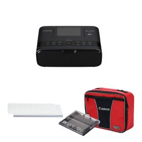 Canon Selphy CP1300 Photo Printer,Bag,Tray,Paper,Paper Clips-Bundle
