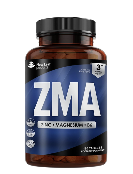 ZMA Tablets with Zinc &amp; Magnesium 3 Months Supply - Immune, Muscle, Energy