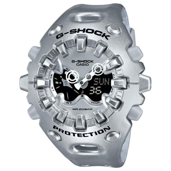 Casio-G-Shock Men Rubber Strap Watch GA-V01A-8ADR -Grey