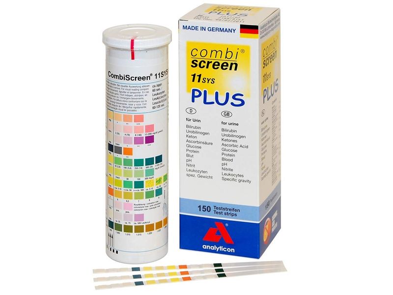 Combi Screen 11 Plus Urine Test Strips 150's