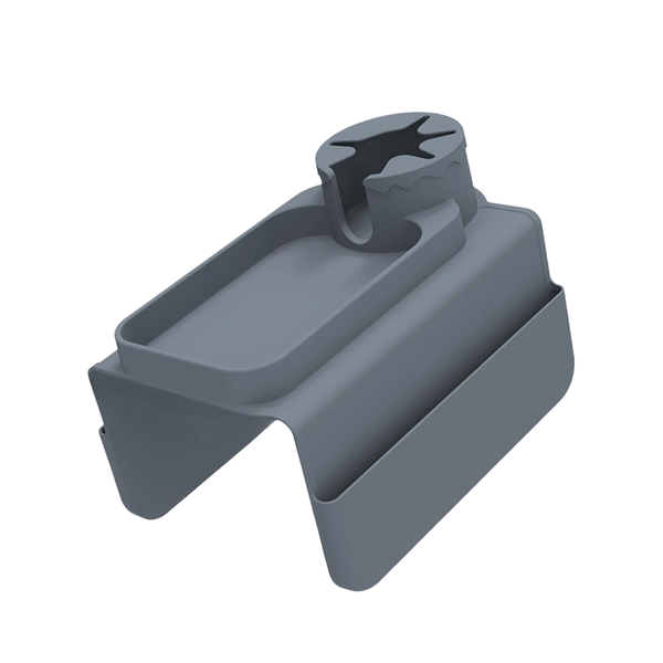 Large Sofa Cup Holder Coaster, Drinks snacks tray, Healthy Silicone - Grey