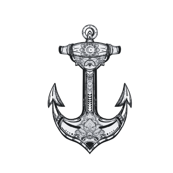 th-INK Semi-Permanent Tattoo kit - Anchor Hope - 80x110mm