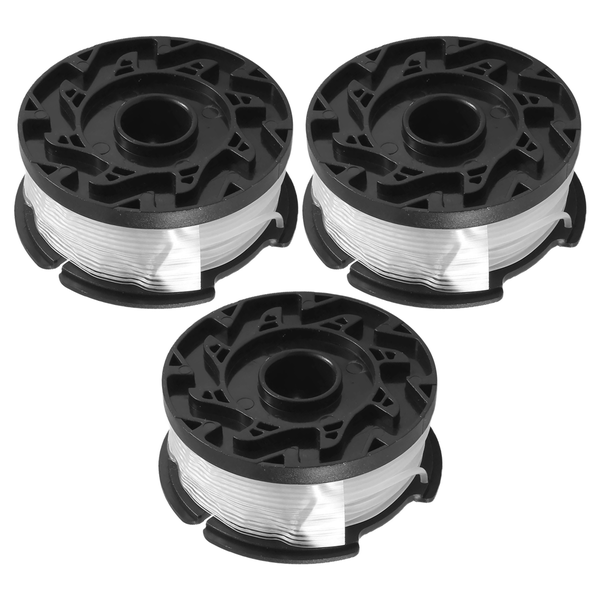 3Piece Trimmer Spool For BLACK+DECKER AF-100-3ZP 0.065Inch Trimmer Line